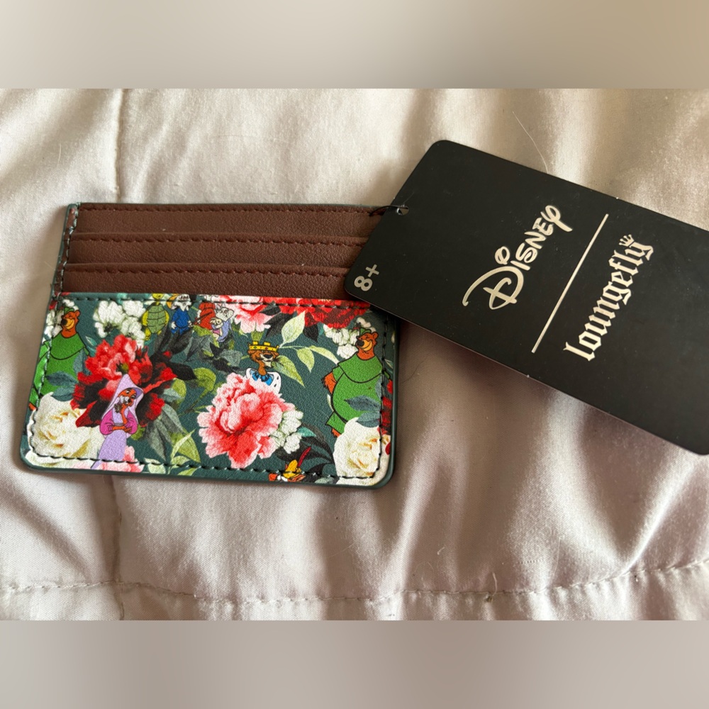 Loungefly Disney Robin Hood Card Holder Wallet NWT
